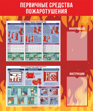 Стенд стенд по пожарной безопасности